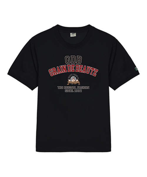 GRAIN DE BEAUTE（グランデボーテ）の「NEO T-SHIRT 01 [BLACK]（Tシャツ/カットソー・レディース・ブラック・S/M/L/XL）」の2枚目の写真
