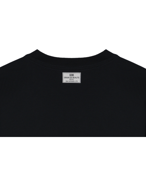 GRAIN DE BEAUTE（グランデボーテ）の「NEO T-SHIRT 01 [BLACK]（Tシャツ/カットソー・レディース・ブラック・S/M/L/XL）」の4枚目の写真