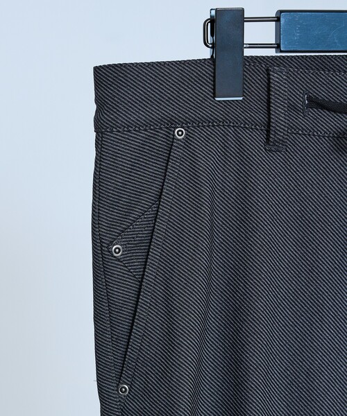 5351 POUR LES HOMMES（ゴーサンゴーイチプールオム）の「ツイル テーパード スキニー パンツ（その他パンツ・メンズ・ブラック/グレー・48/46/44/50）」の10枚目の写真