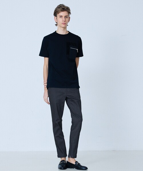 5351 POUR LES HOMMES（ゴーサンゴーイチプールオム）の「ツイル テーパード スキニー パンツ（その他パンツ・メンズ・ブラック/グレー・48/46/44/50）」の14枚目の写真