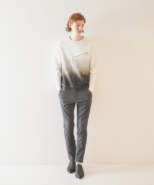 5351 POUR LES HOMMES（ゴーサンゴーイチプールオム）の「ツイル テーパード スキニー パンツ（その他パンツ・メンズ・ブラック/グレー・48/46/44/50）」の15枚目の写真