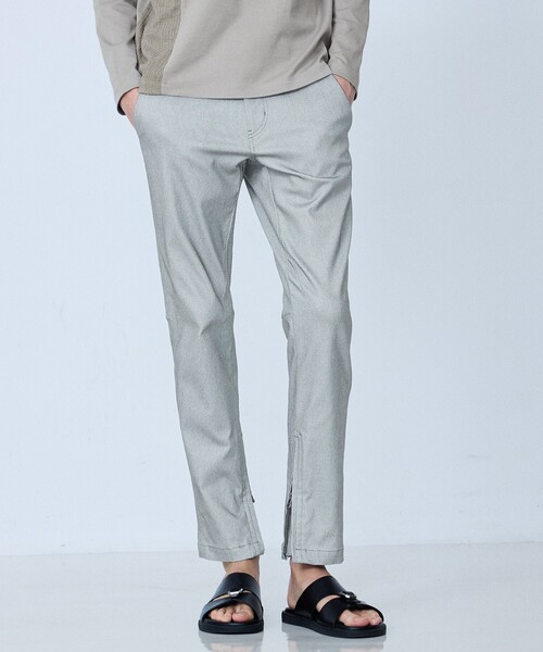 5351 POUR LES HOMMES（ゴーサンゴーイチプールオム）の「ツイル テーパード スキニー パンツ（その他パンツ・メンズ・ブラック/グレー・48/46/44/50）」の20枚目の写真