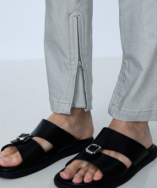 5351 POUR LES HOMMES（ゴーサンゴーイチプールオム）の「ツイル テーパード スキニー パンツ（その他パンツ・メンズ・ブラック/グレー・48/46/44/50）」の21枚目の写真