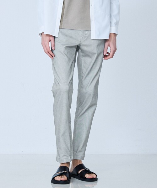 5351 POUR LES HOMMES（ゴーサンゴーイチプールオム）の「ツイル テーパード スキニー パンツ（その他パンツ・メンズ・ブラック/グレー・48/46/44/50）」の22枚目の写真