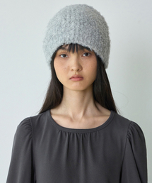 MILLO WOMEN（ミロウーマン）の「フラッフィービーニー [メランジホワイト]（ニットキャップ/ビーニー）」