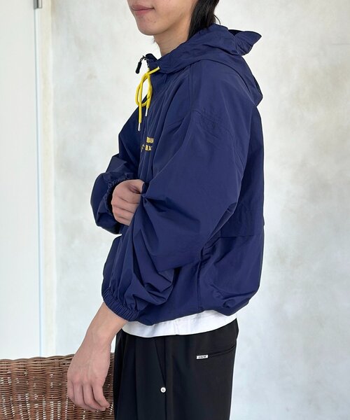 CPCM(シーピーシーエム)の「ナイロンアノラックパーカー(シャツ/ブラウス・メンズ・ネイビー/オレンジ/サックスブルー・FREE)」の5枚目の写真