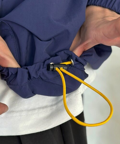 CPCM(シーピーシーエム)の「ナイロンアノラックパーカー(シャツ/ブラウス・メンズ・ネイビー/オレンジ/サックスブルー・FREE)」の10枚目の写真