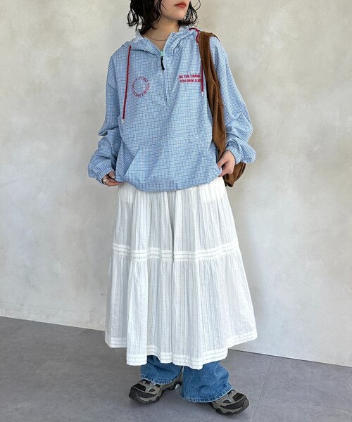 CPCM(シーピーシーエム)の「ナイロンアノラックパーカー(シャツ/ブラウス・メンズ・ネイビー/オレンジ/サックスブルー・FREE)」の15枚目の写真