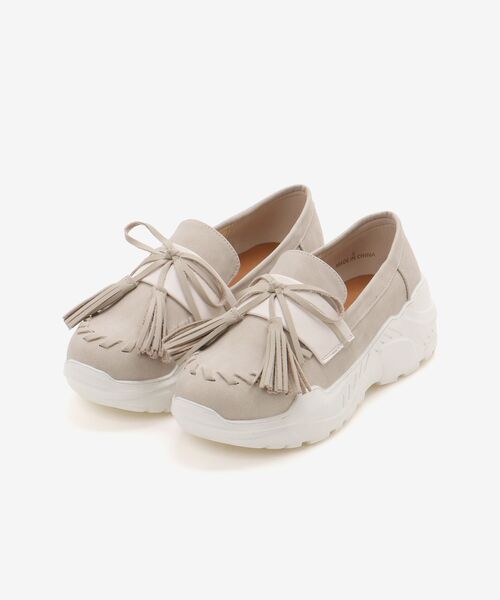 le.coeur blanc（ルクールブラン）の「《WEB限定アイテム》タッセルローファースニーカー（スニーカー・レディース・アイボリー/ブラック・37/38/39/36）」の15枚目の写真