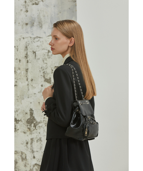 ANOETIC(アノエティック)の「ANC CLASSIC OUTPOCKET BACKPACK_BLACK(バックパック/リュック・レディース・ブラック・FREE)」の3枚目の写真