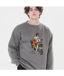 OHP x CUBMENT カーブロッド 裏起毛 スウェット