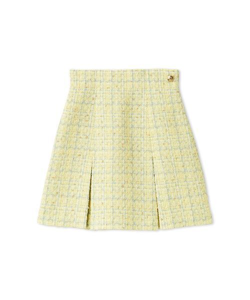 SNIDEL（スナイデル）の「バリエツイードスカート（スカート・レディース・サックスブルー/ネイビー/イエロー・1/0）」の3枚目の写真