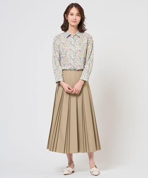 J.PRESS(ジェイプレス)の「【一枚で着映え】Liberty Rachel & Michelle シャツカラー ブラウス(シャツ/ブラウス・レディース・ピンク系5/サックスブルー系5・9/11)」の5枚目の写真