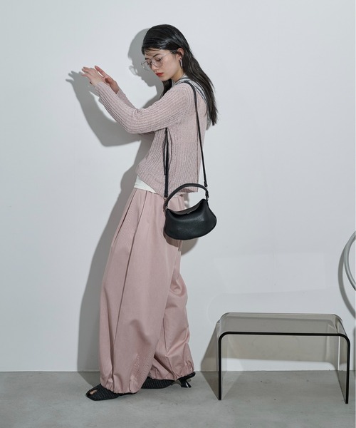 THE YOn(ザヨン)の「バルーンヘムイージーワイドパンツ(その他パンツ・レディース・ベージュ/チャコールグレー/ピンク・FREE)」の16枚目の写真