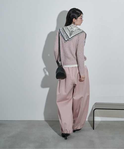 THE YOn(ザヨン)の「バルーンヘムイージーワイドパンツ(その他パンツ・レディース・ベージュ/チャコールグレー/ピンク・FREE)」の17枚目の写真