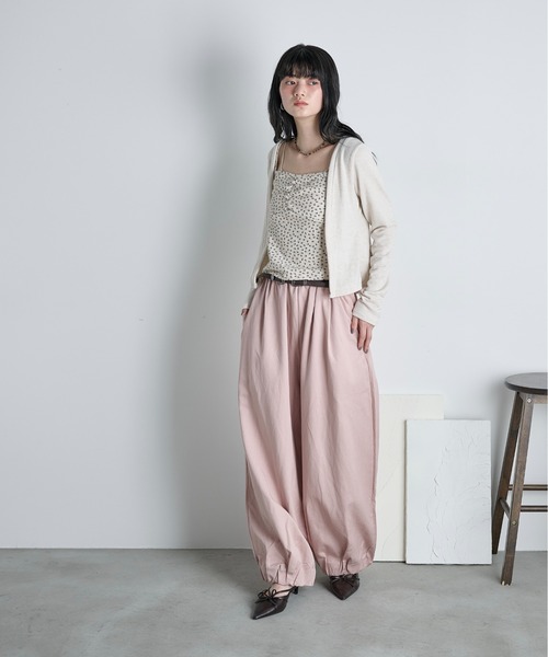 THE YOn(ザヨン)の「バルーンヘムイージーワイドパンツ(その他パンツ・レディース・ベージュ/チャコールグレー/ピンク・FREE)」の21枚目の写真