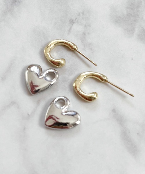 yu-ka(ユーカ)の「YU-KA:パールドロップピアス Pearl drop pierce(ピアス(両耳用)・レディース・シルバー・FREE)」の3枚目の写真