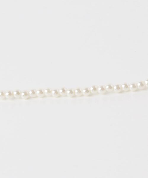 SMELLY（スメリー）の「ステンレスパールネックレス（ネックレス・レディース・ホワイト・-）」の7枚目の写真