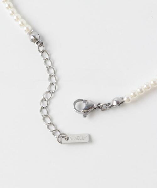 SMELLY（スメリー）の「ステンレスパールネックレス（ネックレス・レディース・ホワイト・-）」の8枚目の写真