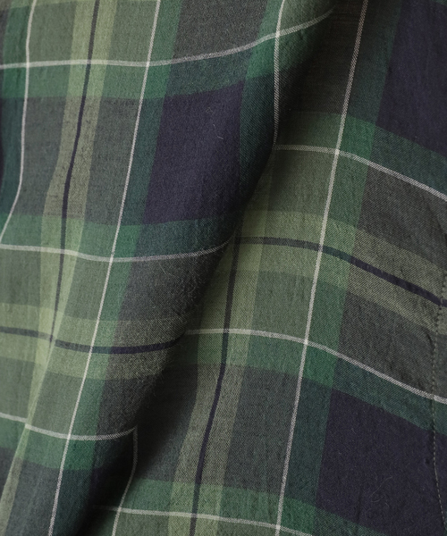 FRAMeWORK（フレームワーク）の「コットンウールチェックレギュラーシャツ（シャツ/ブラウス・レディース・グリーン/ブルー・FREE）」の22枚目の写真