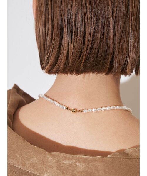 ELENDEEK(エレンディーク)の「パール&チェーンダブルネックレス(ネックレス・レディース・シルバー/ゴールド・FREE)」の13枚目の写真