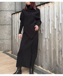 2点セット セットアップ マキシ丈」に該当するワンピースファッション