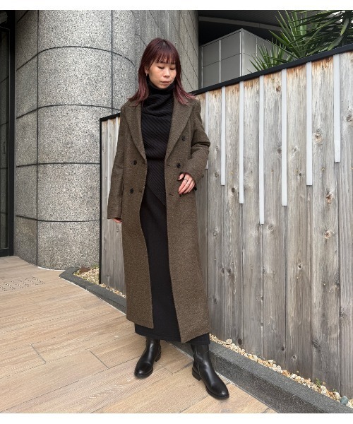 Desert Rose(デザートローズ)の「【DESERT ROSE/デザートローズ】(2点セット)セットアップニット(ワンピース・レディース・チャコールグレー/ブラック・FREE)」の8枚目の写真
