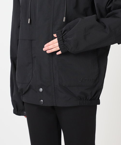 OUTDOOR PRODUCTS（アウトドアプロダクツ）の「撥水アスレチックブルゾン（その他アウター・レディース・カーキ/ホワイト/ブラック・MEDIUM）」の9枚目の写真