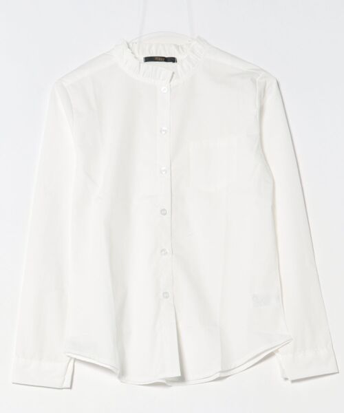 Ritzy(リッツィー)の「フリルデザイン衿シャツ ブラウス(シャツ/ブラウス・レディース・ホワイト・XL/L/M)」の12枚目の写真