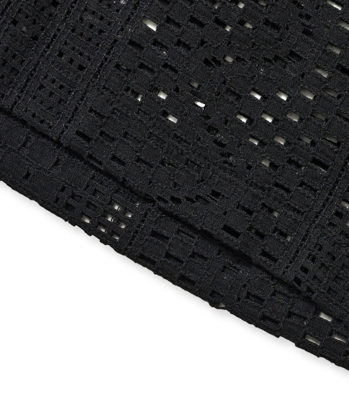 BROWNBREATH(ブラウンブレス)の「CROCHET OPEN COLLAR SHIRTS - BLACK(シャツ/ブラウス・レディース・その他・S/M/L/XL)」の7枚目の写真
