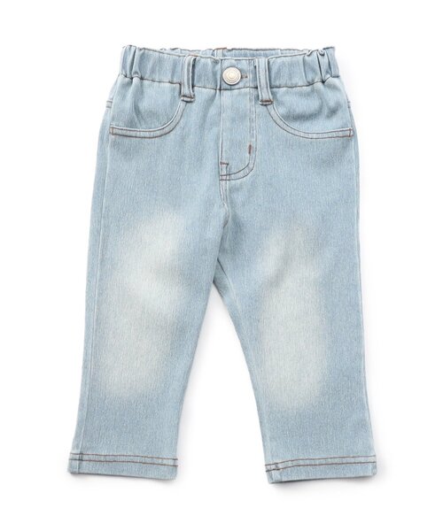 Ampersand（アンパサンド）の「丈夫なニットツイルパンツ_ジュニア対応（その他パンツ・キッズ・ベージュ/チャコール/サックスブルー/ブルー・110/100/90/80/140/130/120）」の3枚目の写真