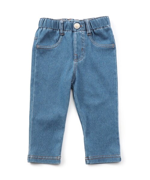 Ampersand（アンパサンド）の「丈夫なニットツイルパンツ_ジュニア対応（その他パンツ・キッズ・ベージュ/チャコール/サックスブルー/ブルー・110/100/90/80/140/130/120）」の4枚目の写真