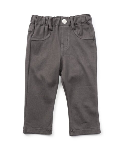 Ampersand（アンパサンド）の「丈夫なニットツイルパンツ_ジュニア対応（その他パンツ・キッズ・ベージュ/チャコール/サックスブルー/ブルー・110/100/90/80/140/130/120）」の2枚目の写真