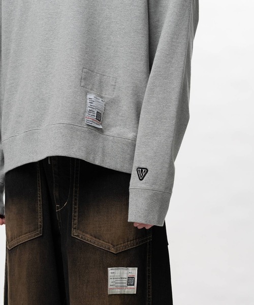 Maison MIHARA YASUHIRO(メゾンミハラヤスヒロ)の「【MIHARAYASUHIRO/ミハラヤスヒロ】LEON EMBROIDERY PULLOVER(スウェット・メンズ・ブラック/ブルー/グレー・46/44/48)」の8枚目の写真