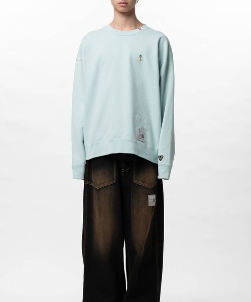 Maison MIHARA YASUHIRO(メゾンミハラヤスヒロ)の「【MIHARAYASUHIRO/ミハラヤスヒロ】LEON EMBROIDERY PULLOVER(スウェット・メンズ・ブラック/ブルー/グレー・46/44/48)」の9枚目の写真