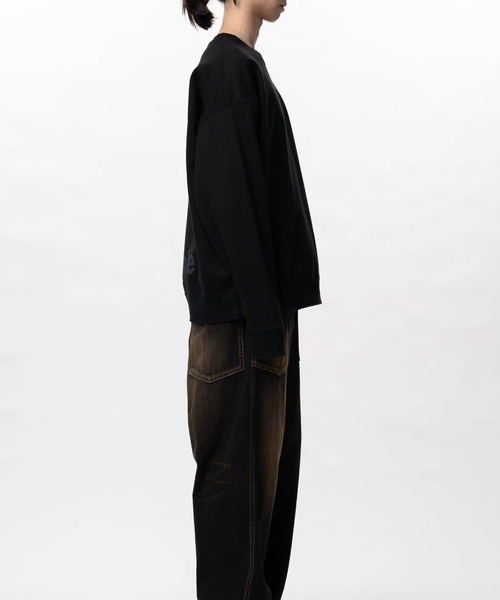 Maison MIHARA YASUHIRO(メゾンミハラヤスヒロ)の「【MIHARAYASUHIRO/ミハラヤスヒロ】LEON EMBROIDERY PULLOVER(スウェット・メンズ・ブラック/ブルー/グレー・46/44/48)」の18枚目の写真