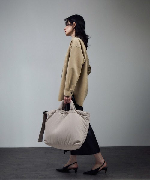 SALON adam et rope'（サロン アダム エ ロペ）の「【WEB限定】ペアレンツトートバッグ［ユニセックスで使える・軽量・A4］2（トートバッグ・レディース・ブラック/ベージュ系その他2・FREE）」の12枚目の写真