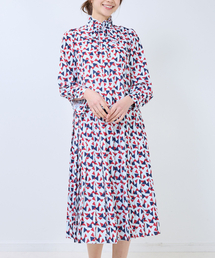 NARACAMICIE（ナラカミーチェ）の「【NARACAMICIE】トライアングル幾何柄ワンピース（ワンピース）」