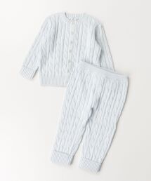 POLO RALPH LAUREN CHILDRENSWEAR（ポロ ラルフ ローレン チルドレンズウェア）の「ケーブルニット コットン カーディガン & パンツ セット（その他ベビーウェア）」