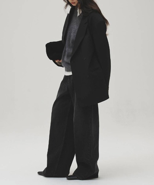 TODAYFUL（トゥデイフル）の「【TODAYFUL/トゥデイフル】Henrys Denim/ヘンリーズデニム（デニムパンツ・レディース・ブラック・25/24/23）」の3枚目の写真