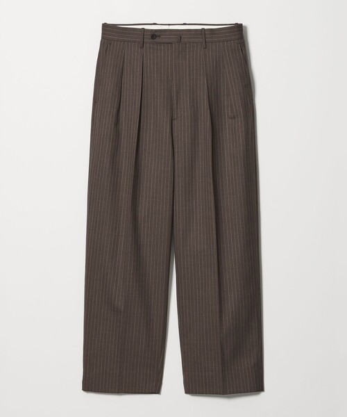 Steven Alan（スティーブンアラン）の「＜Steven Alan＞ ウール トロピカル インツープリーツ ドレス トラウザーズ（スラックス・メンズ・ネイビー/その他1/その他2・S/M/L/XL）」の2枚目の写真