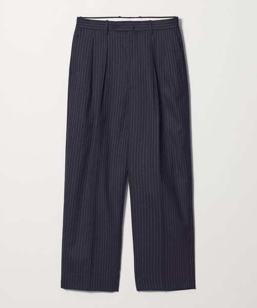 Steven Alan（スティーブンアラン）の「＜Steven Alan＞ ウール トロピカル インツープリーツ ドレス トラウザーズ（スラックス・メンズ・ネイビー/その他1/その他2・S/M/L/XL）」の3枚目の写真