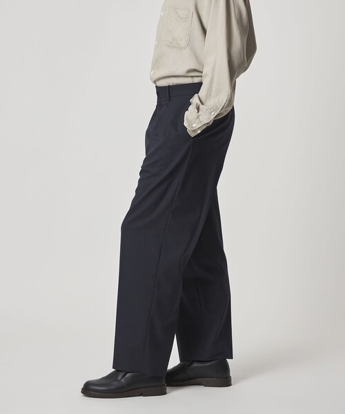 Steven Alan（スティーブンアラン）の「＜Steven Alan＞ ウール トロピカル インツープリーツ ドレス トラウザーズ（スラックス・メンズ・ネイビー/その他1/その他2・S/M/L/XL）」の7枚目の写真