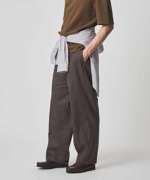 Steven Alan（スティーブンアラン）の「＜Steven Alan＞ ウール トロピカル インツープリーツ ドレス トラウザーズ（スラックス・メンズ・ネイビー/その他1/その他2・S/M/L/XL）」の12枚目の写真