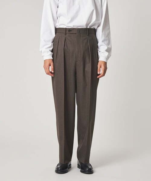 Steven Alan（スティーブンアラン）の「＜Steven Alan＞ ウール トロピカル インツープリーツ ドレス トラウザーズ（スラックス・メンズ・ネイビー/その他1/その他2・S/M/L/XL）」の16枚目の写真