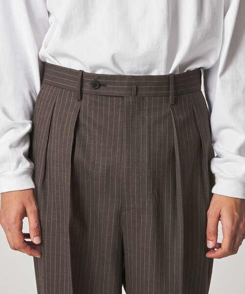 Steven Alan（スティーブンアラン）の「＜Steven Alan＞ ウール トロピカル インツープリーツ ドレス トラウザーズ（スラックス・メンズ・ネイビー/その他1/その他2・S/M/L/XL）」の19枚目の写真