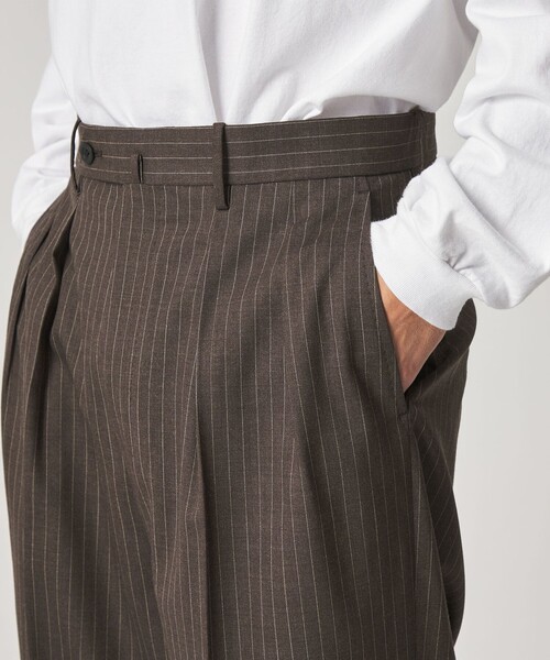 Steven Alan（スティーブンアラン）の「＜Steven Alan＞ ウール トロピカル インツープリーツ ドレス トラウザーズ（スラックス・メンズ・ネイビー/その他1/その他2・S/M/L/XL）」の21枚目の写真