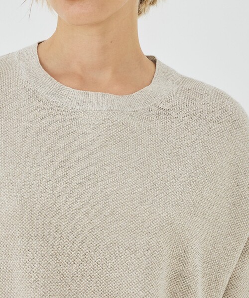 GALERIE VIE（ギャルリー ヴィー）の「【WEB先行予約】ドライカノコ クルーネックプルオーバー（ニット/セーター・レディース・ライトブルー/ベージュ/ライトグレー・FREE）」の8枚目の写真