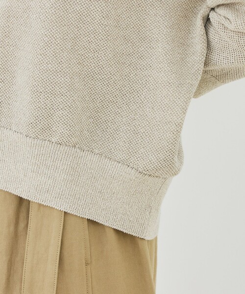 GALERIE VIE（ギャルリー ヴィー）の「【WEB先行予約】ドライカノコ クルーネックプルオーバー（ニット/セーター・レディース・ライトブルー/ベージュ/ライトグレー・FREE）」の10枚目の写真