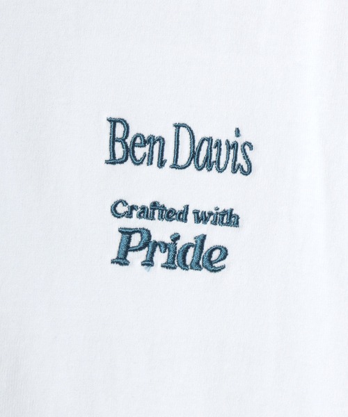 BEN DAVIS（ベンデイビス）の「BEN DAVIS/ベンデイビス SLEEVE EMB WIDE LS TEE/オーバーサイズ ストリート 袖プリント ロゴ ワンポイント刺繍 ロングスリーブTシャツ/ロンT/レディース メンズ（Tシャツ/カットソー・メンズ・チャコール/ホワイト・M/L/XL）」の12枚目の写真